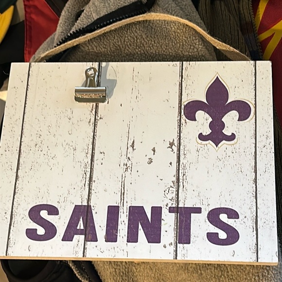 NO Saints Wood Sign - Picture 5 of 5